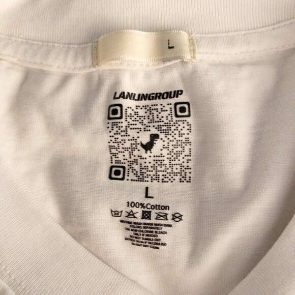 Jujutsu Kaisen Anime Graphic Tee L White Cotton Streetwear Unisex Shirt - Picture 3 of 3